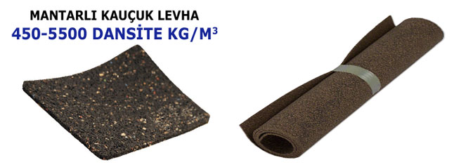 mantar kauçuk levha
